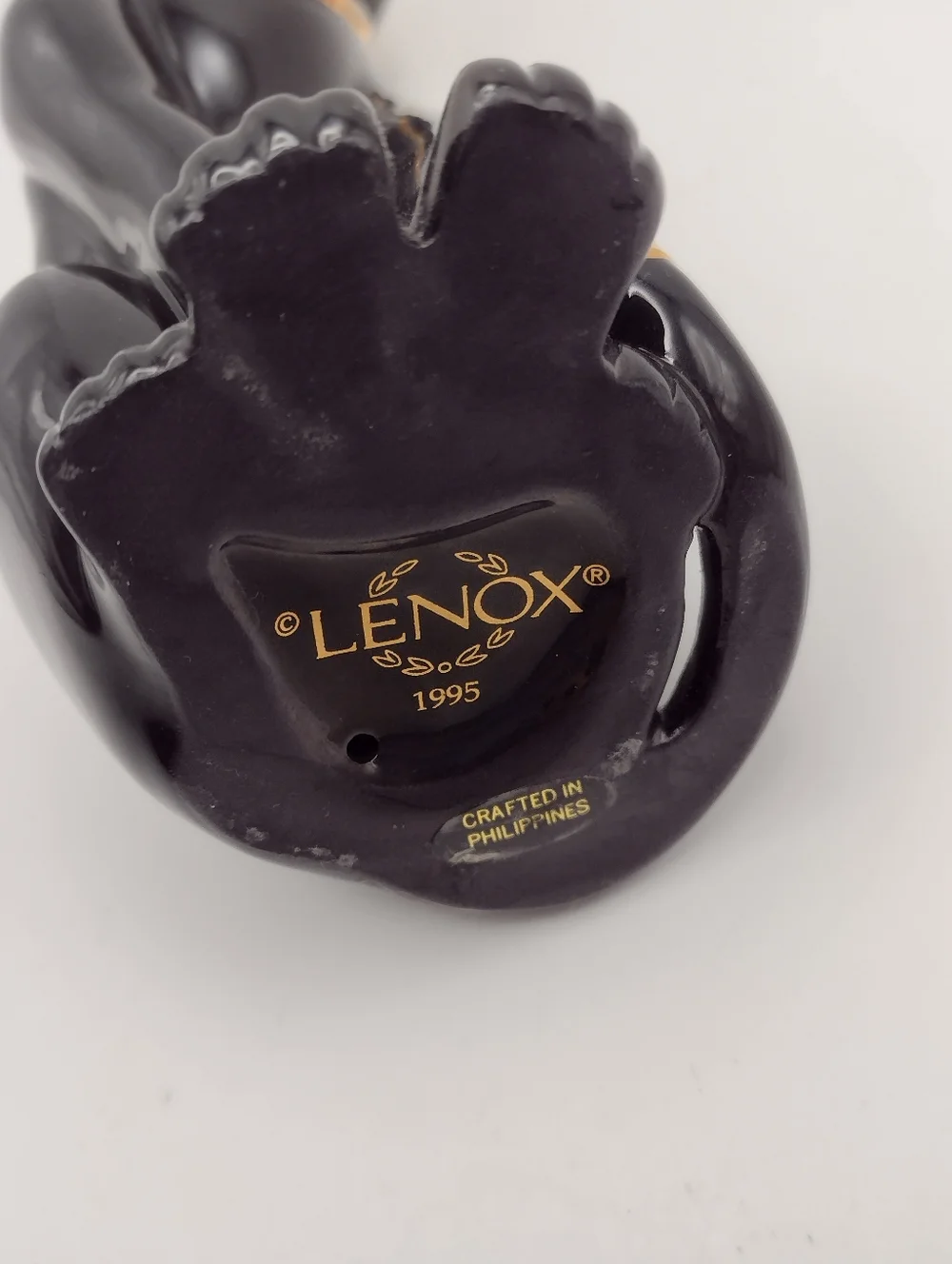 Lenox China Egyptian Cat Figurine 24k Gold Trim - Picture 6 of 6